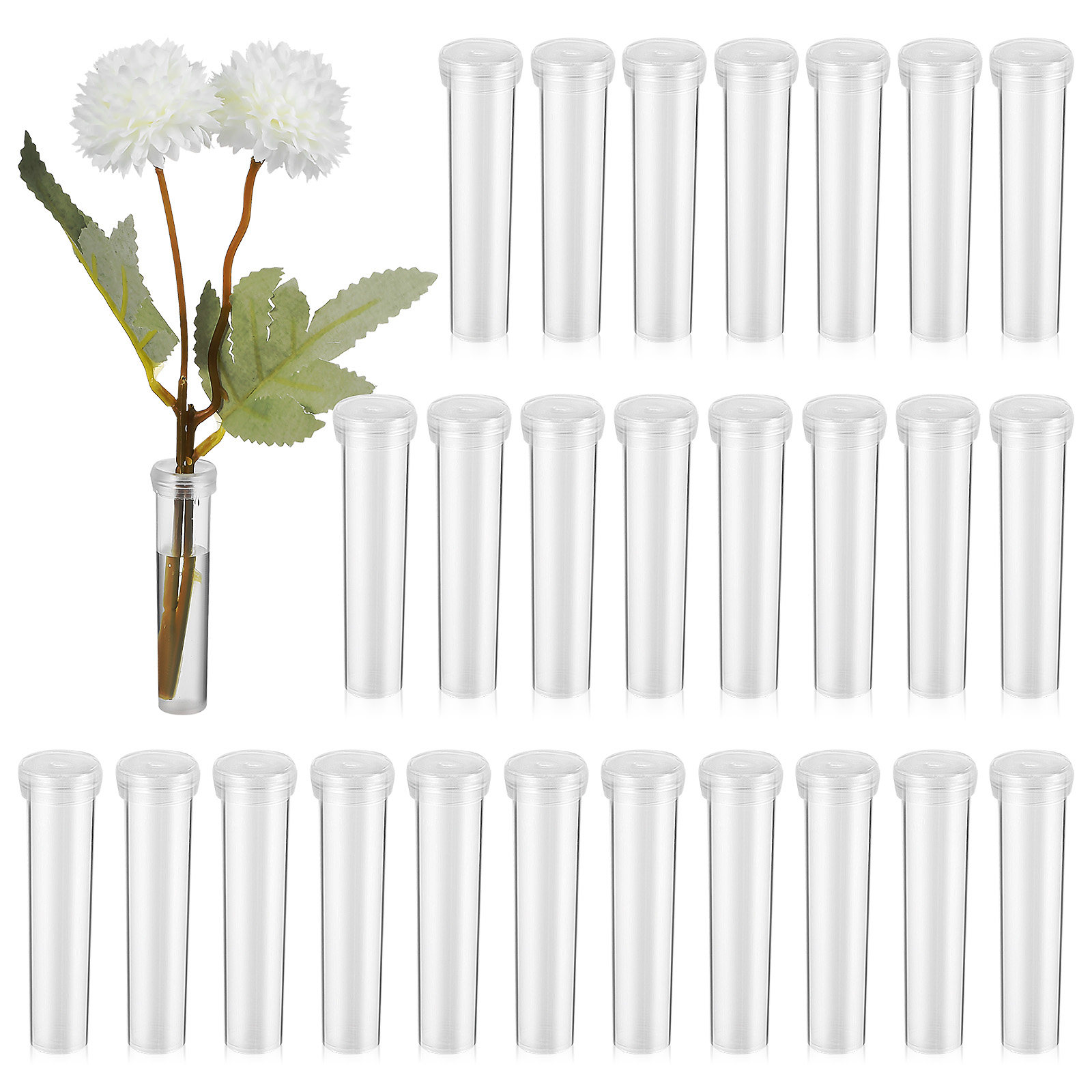 The Florist Supply - 100Pcs Flower Nutrient Tubes Universal Size