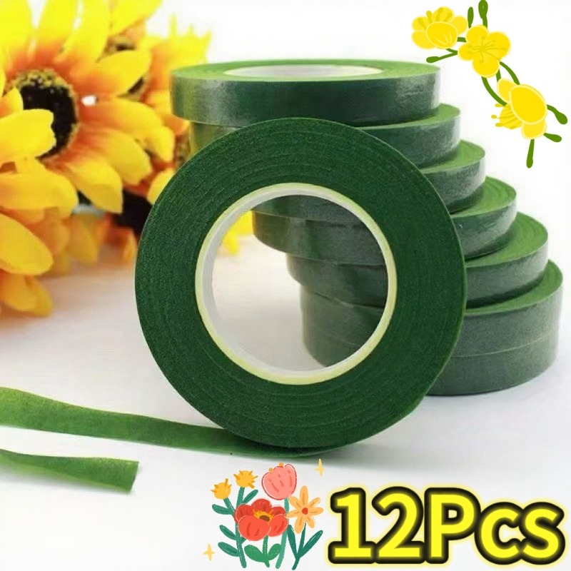 1-12Rolls Green Bouquet Floral – обзор и цена Floral Tape Green