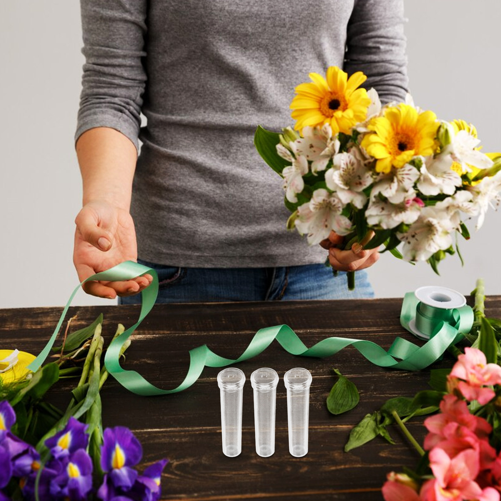 200Pcs Flower Water Tube Trans – обзор и цена The Florist Supply