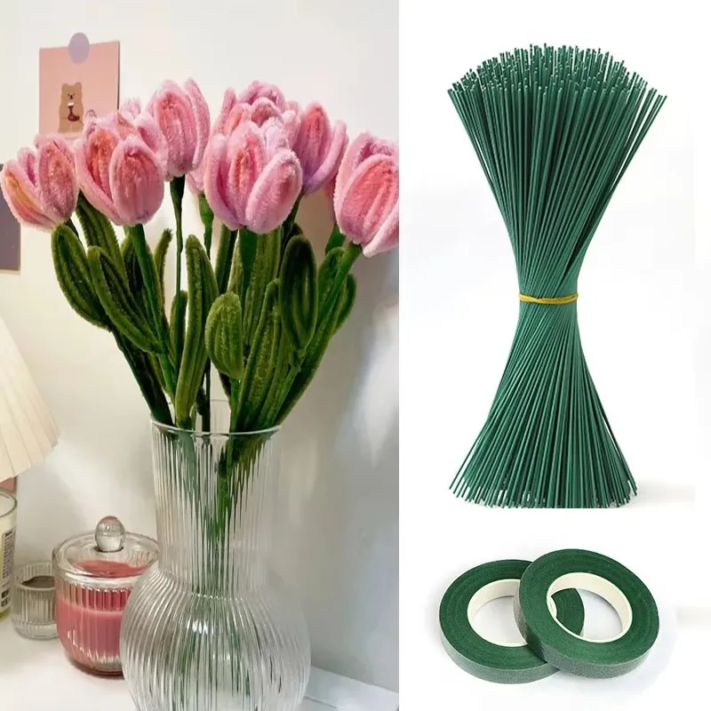 Green Flower Stem Sticks DIY F – обзор и цена Floral Tape Green