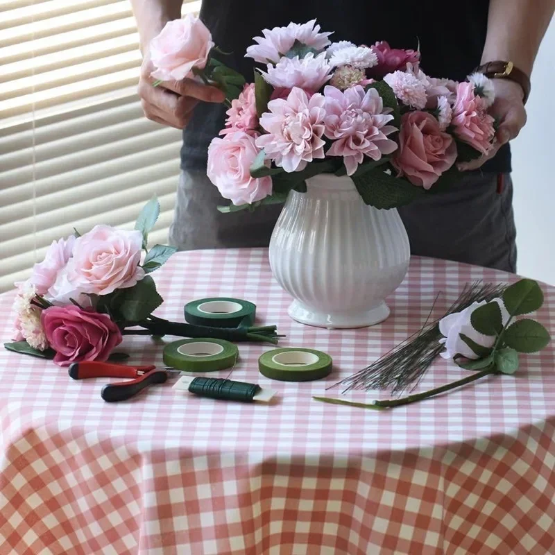 1-10rolls Bouquet Floral Stem  – обзор и цена Floral Tape Green