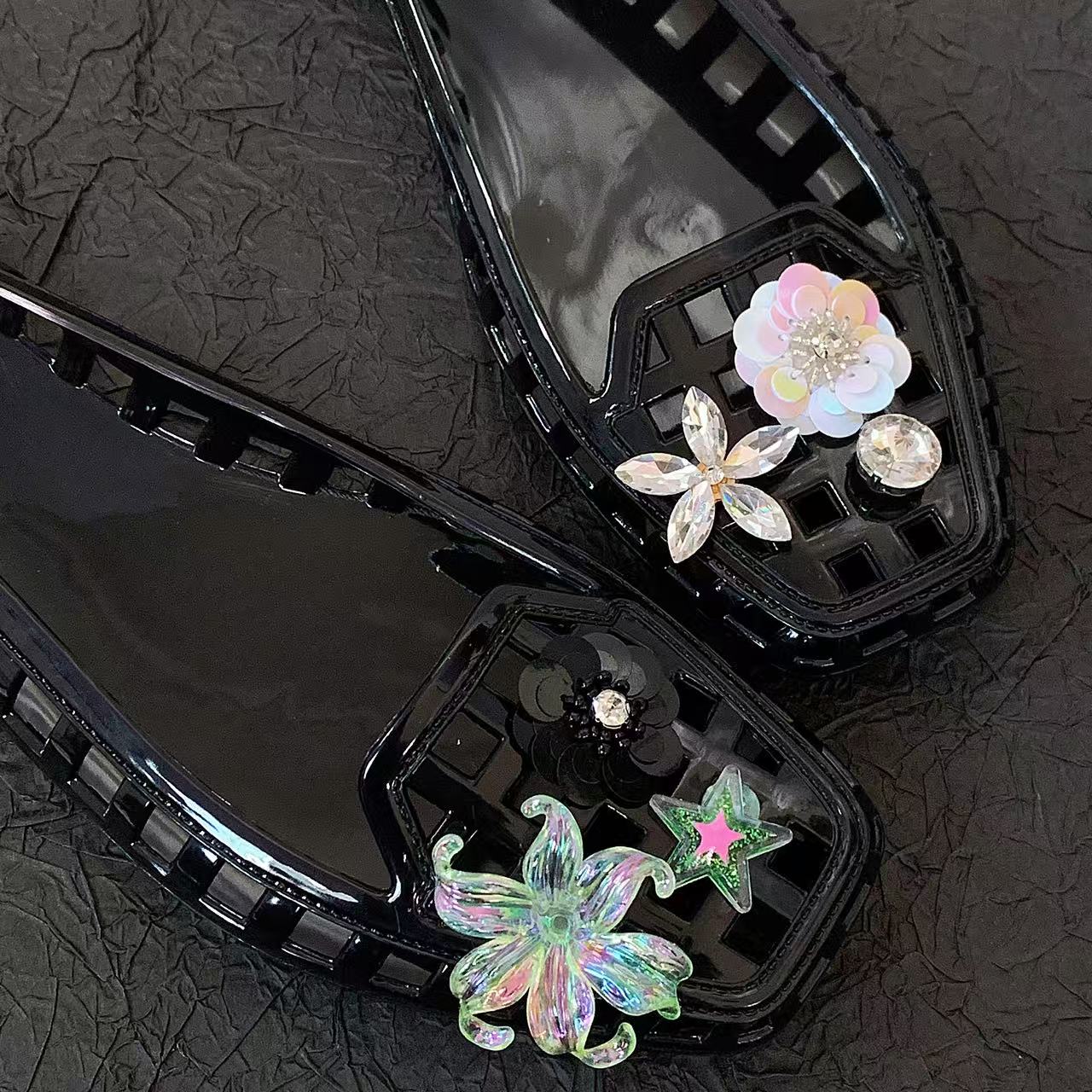 Jelly Crystal Shoes for Women, – обзор и цена Supply Florist