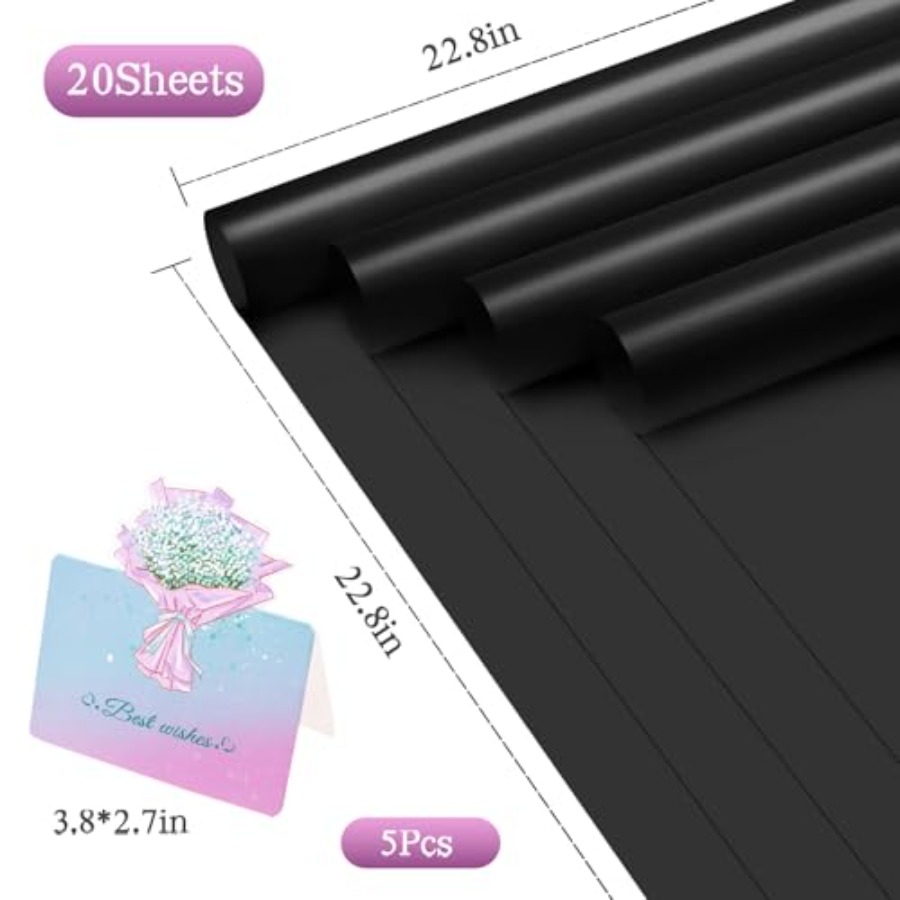 20 Sheets Flower Wrapping Pape – обзор и цена Supply Florist