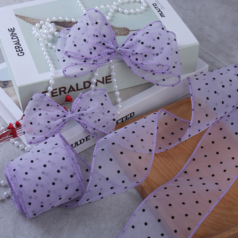 50Yards Gauze with Dots Decora – обзор и цена Florist Supply Ribbon