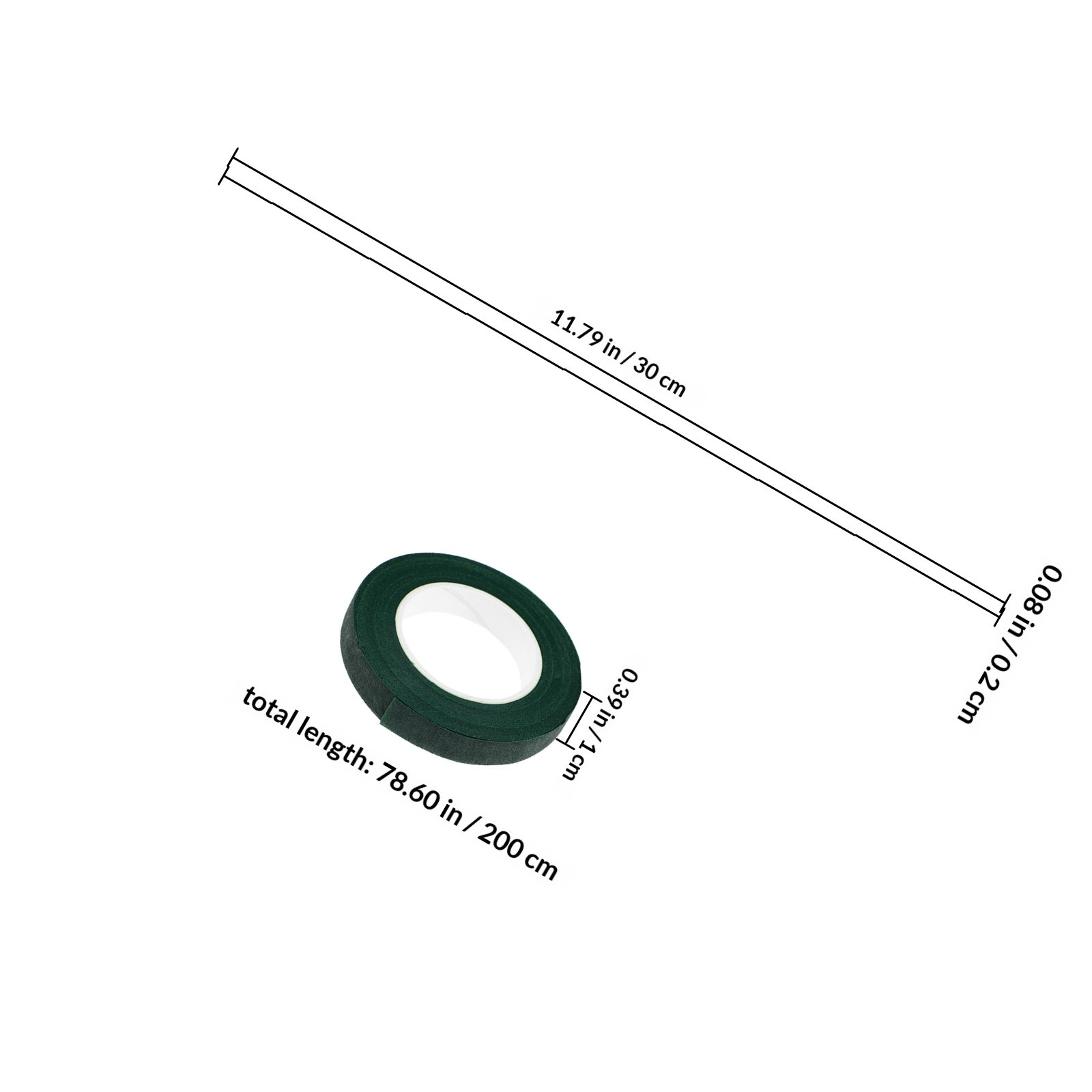 1Set Green Floral Tape Roll Pl – обзор и цена Floral Tape Green