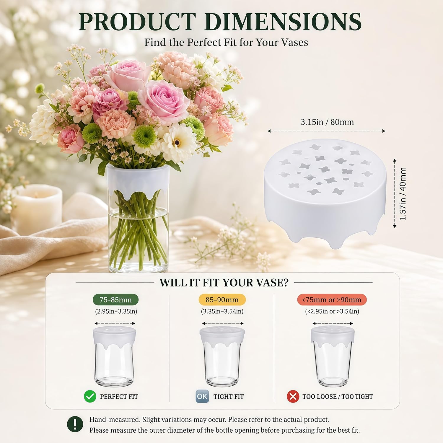 Silicone Blossom Grid Flower A – обзор и цена Florist Supply Vases