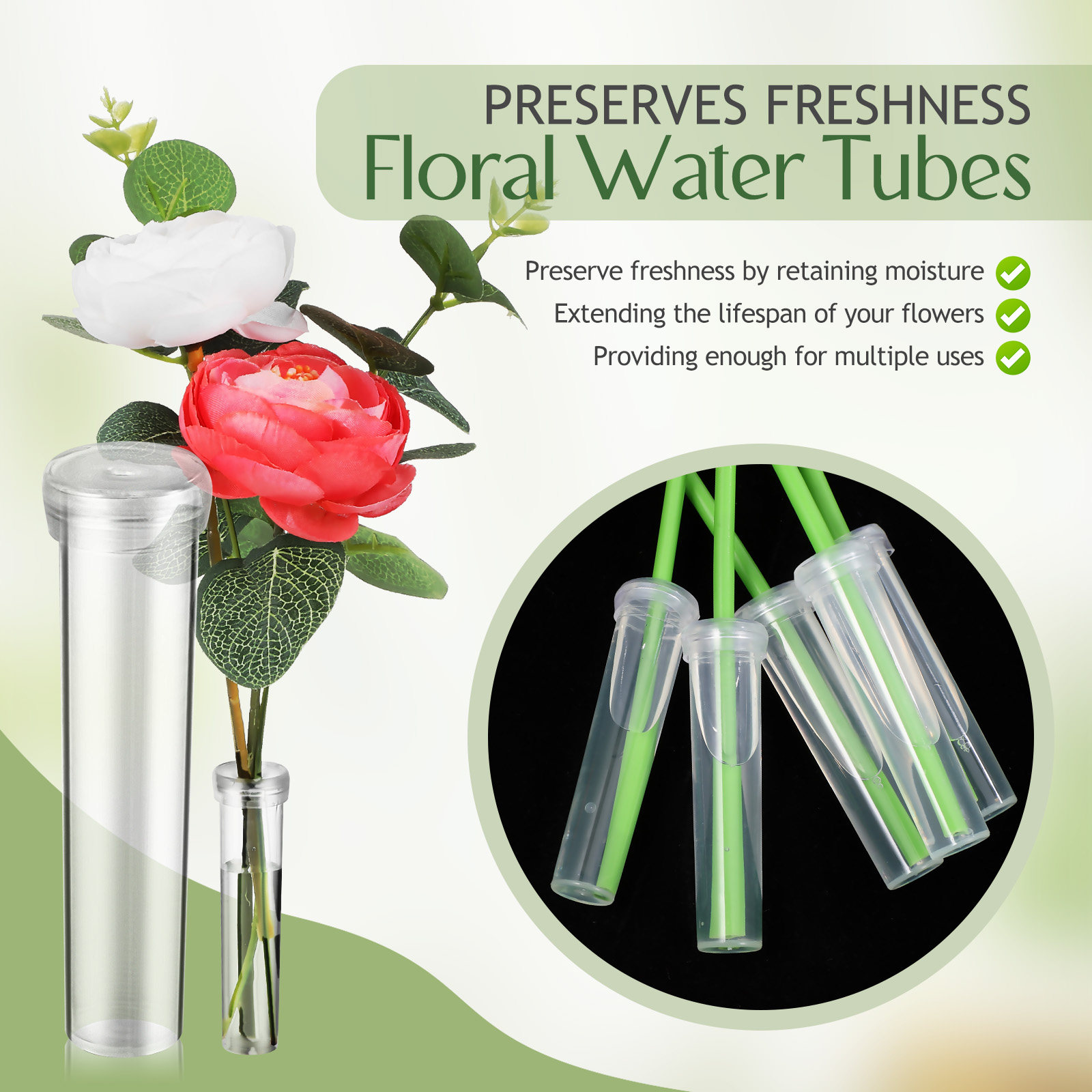 100Pcs Flower Water Tubes Leak – обзор и цена The Florist Supply