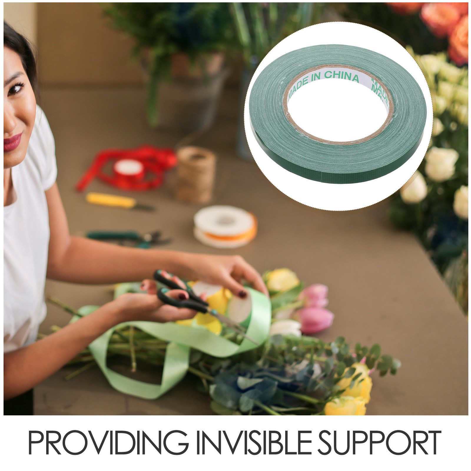 1 Roll Wide Green Floral Tape  – обзор и цена Floral Tape Green