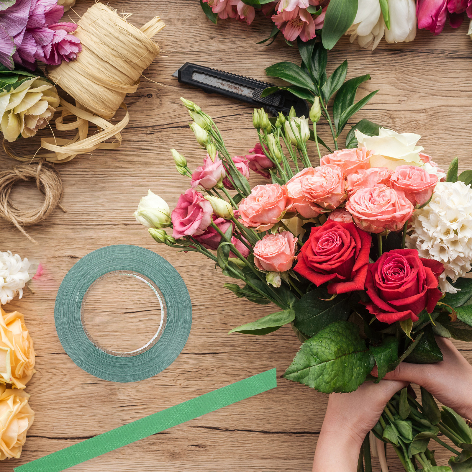 1 Roll Wide Green Floral Tape  – обзор и цена Floral Tape Green