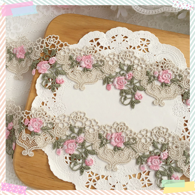 1yard 6cm Wide Pink Green Lace – обзор и цена Floral Tape Green
