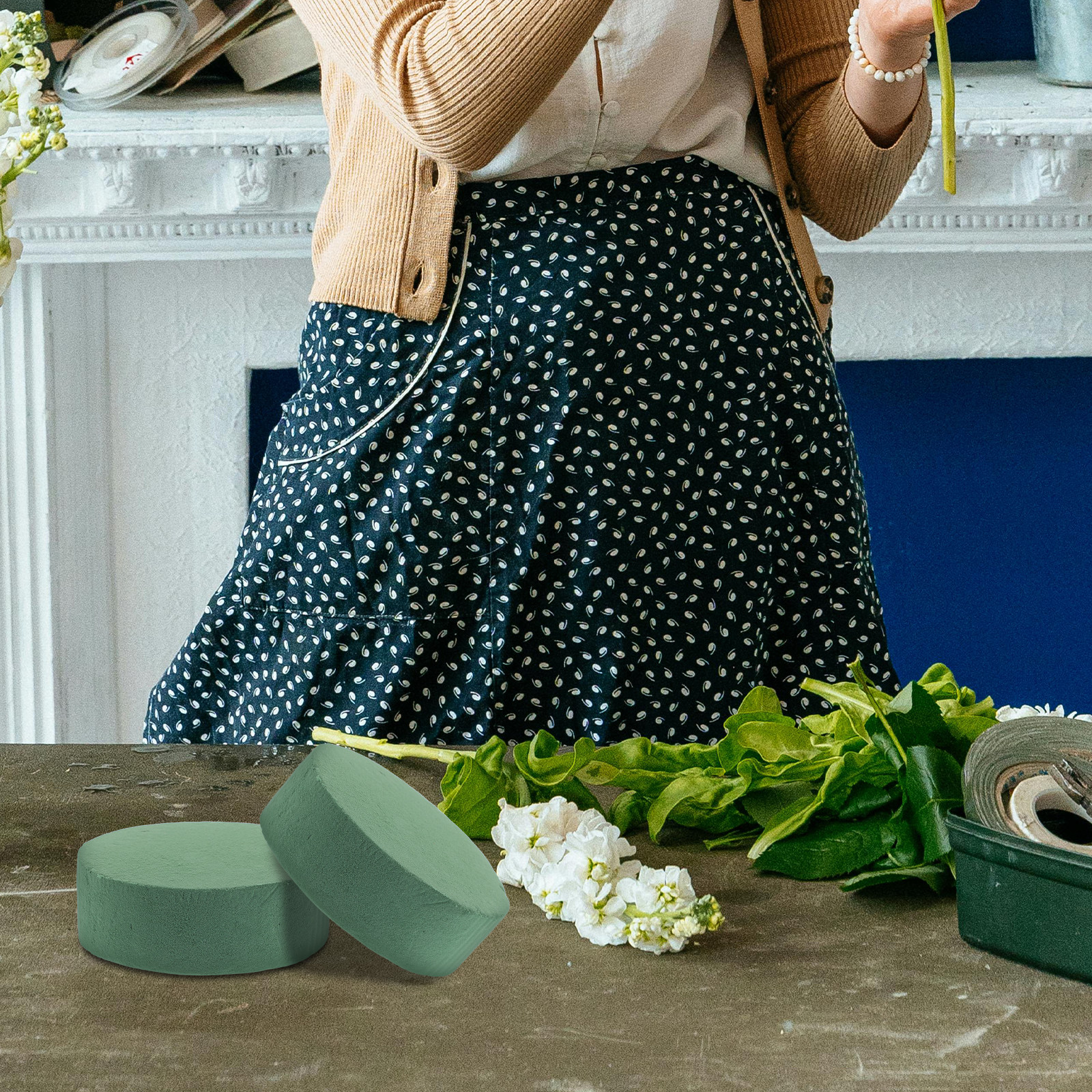 6Pcs Round Floral Foam Blocks  – обзор и цена The Florist Supply