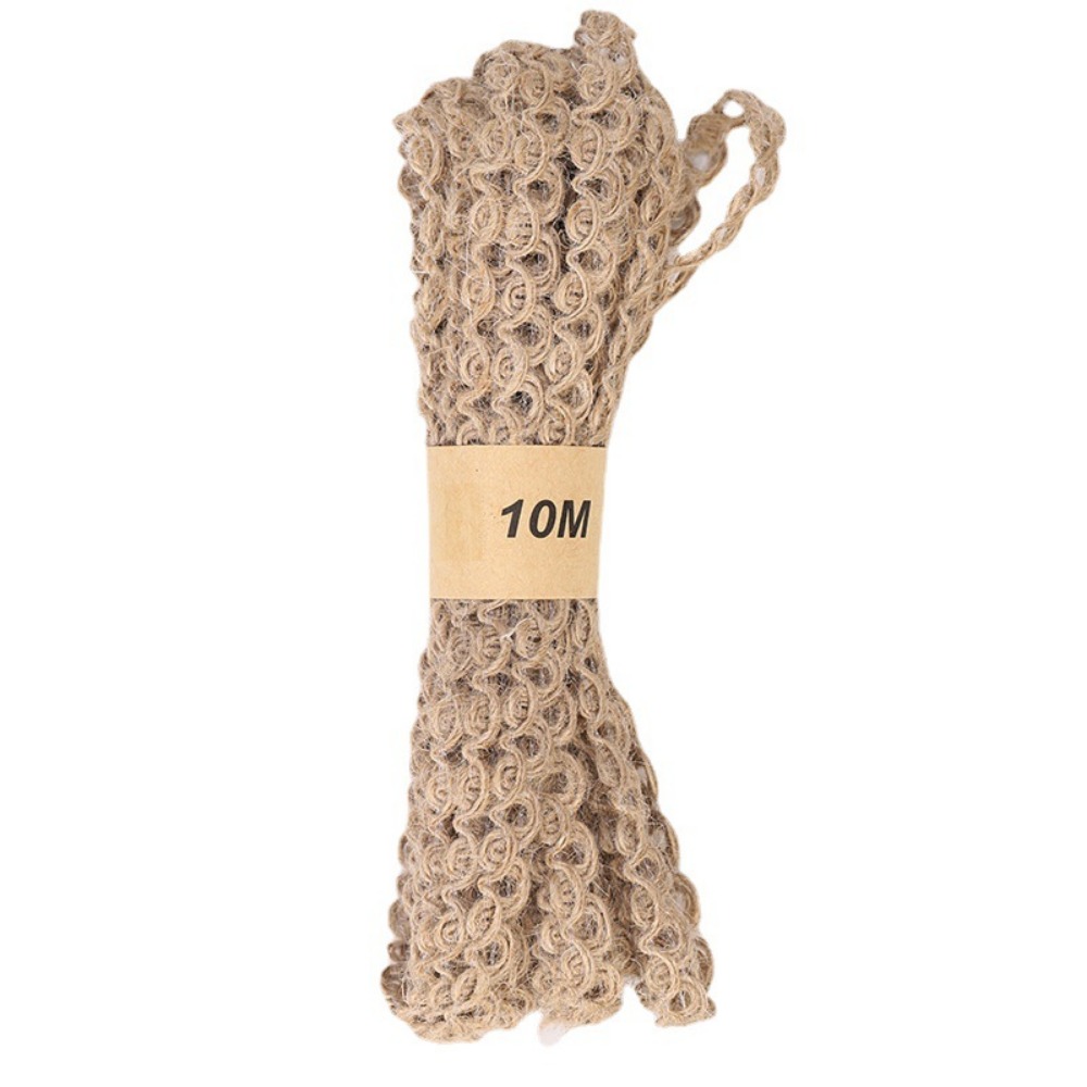 10m Lace Linen Ribbon DIY Bouq – обзор и цена Florist Supply Ribbon