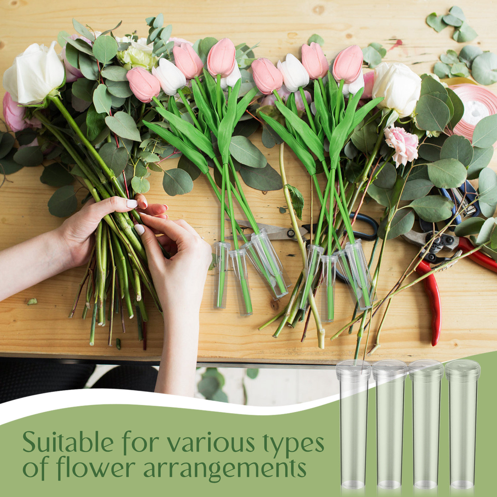 100Pcs Flower Nutrient Tubes U – обзор и цена The Florist Supply