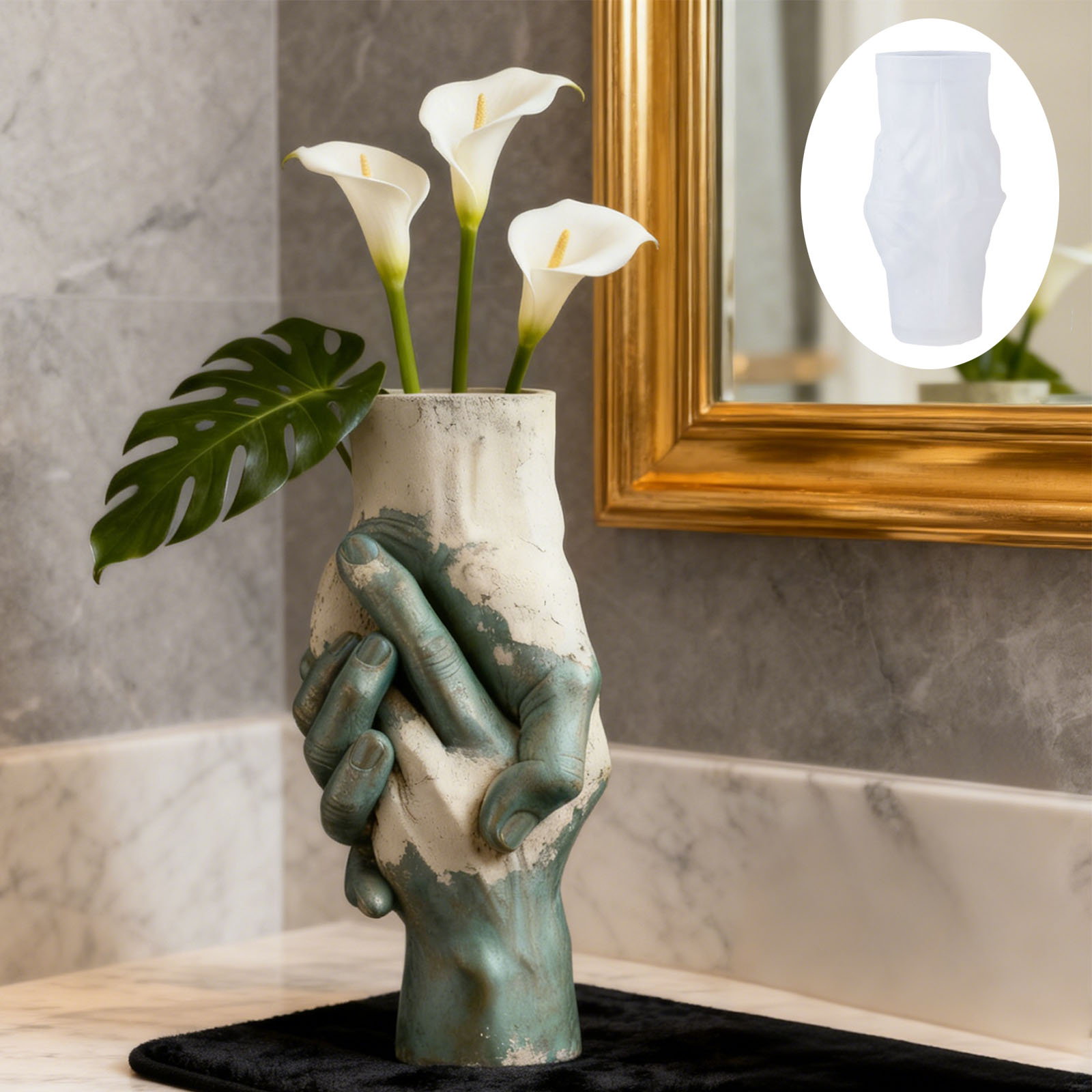 Artistic Hand-in-Hand Vase Sil – обзор и цена Florist Supply Vases