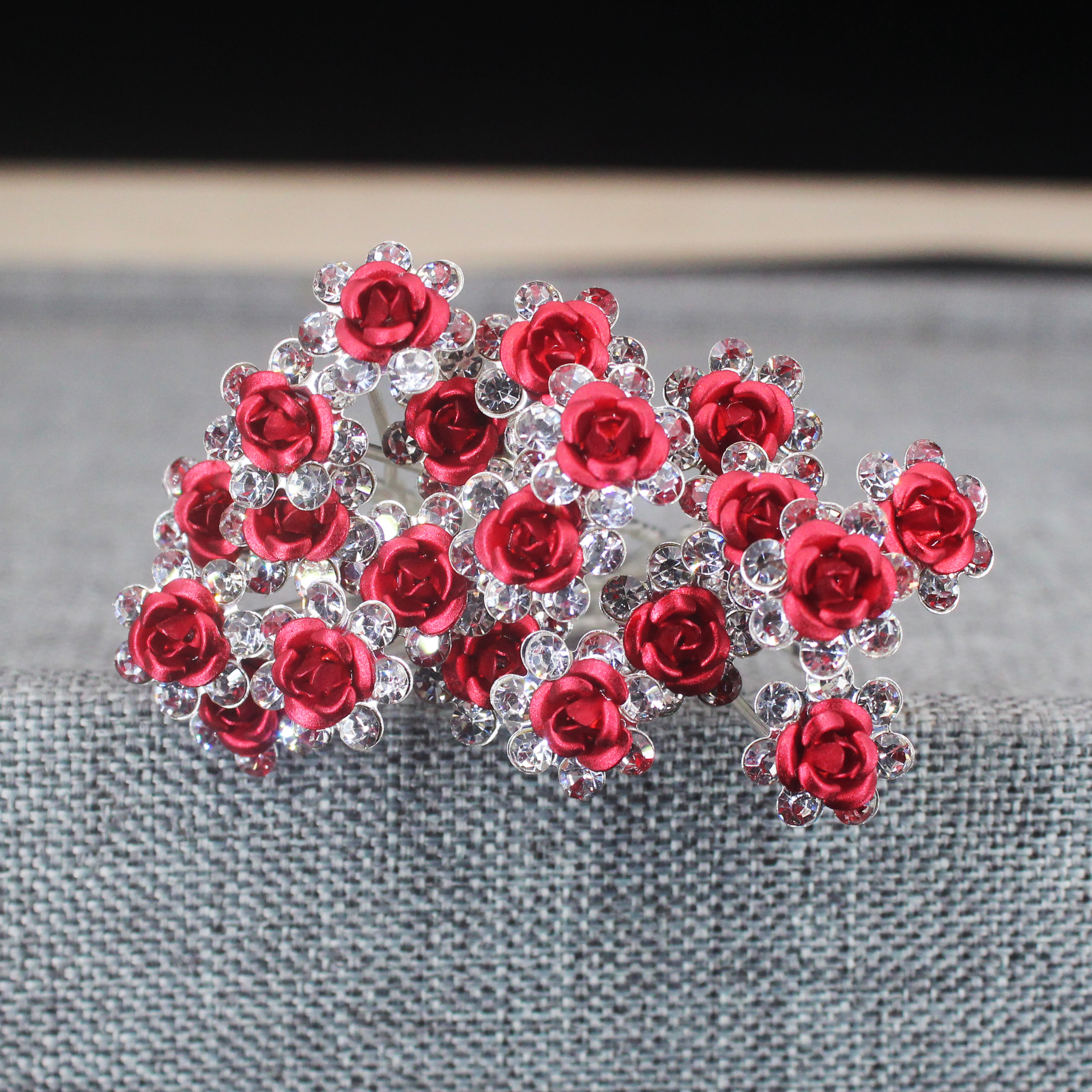 20PCS Rose Flower Rhinestone H – обзор и цена Supply Florist