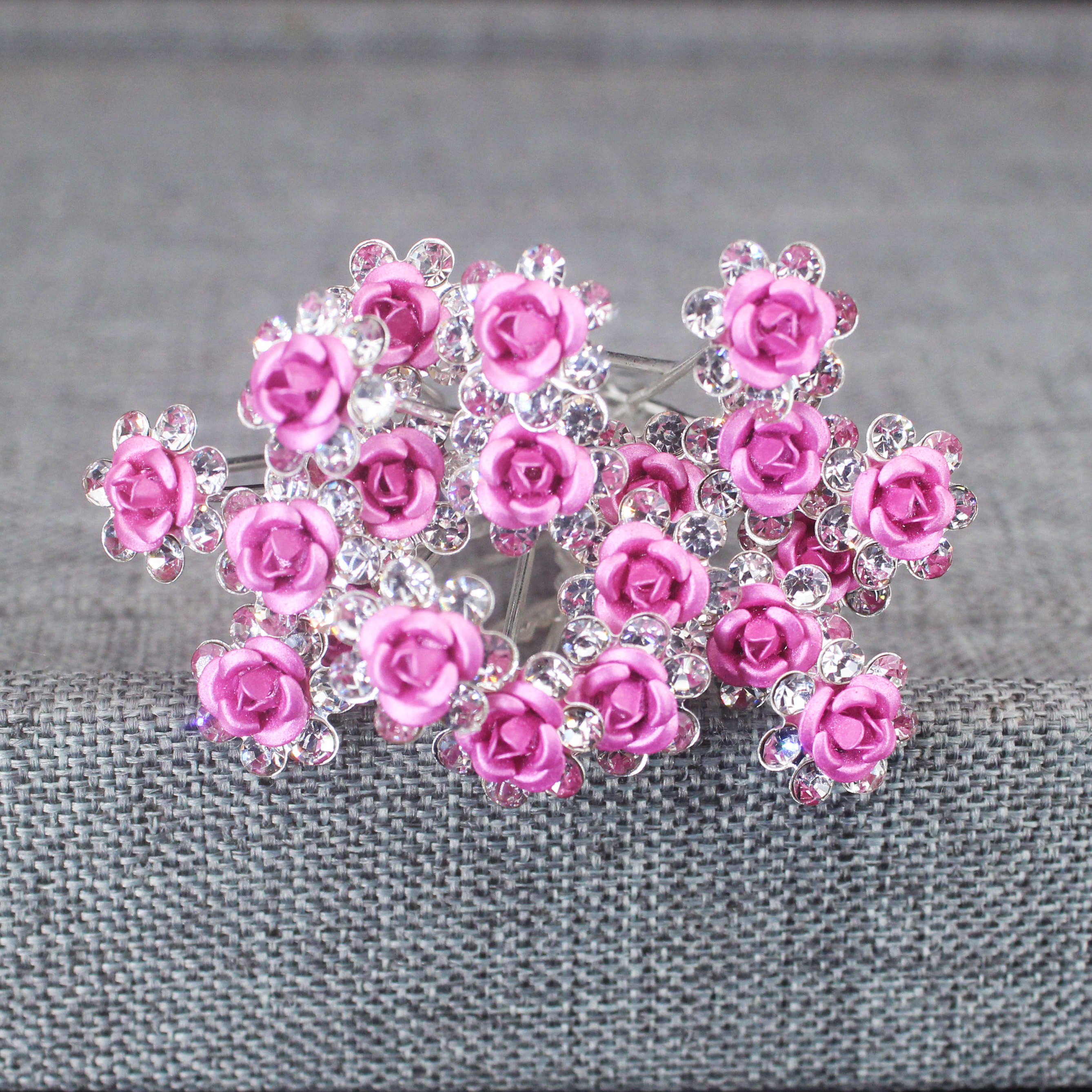 20PCS Rose Flower Rhinestone H – обзор и цена Supply Florist