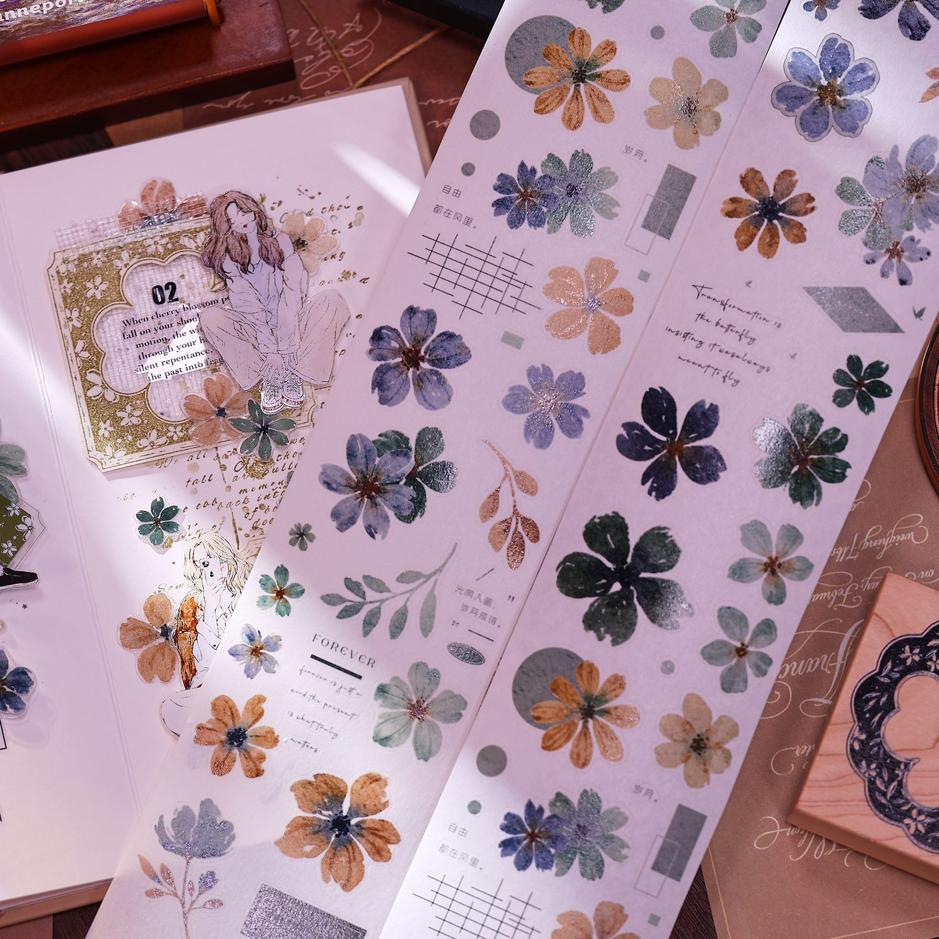 XiaoBaiJia Studio Vintage Yell – обзор и цена Floral Tape Green