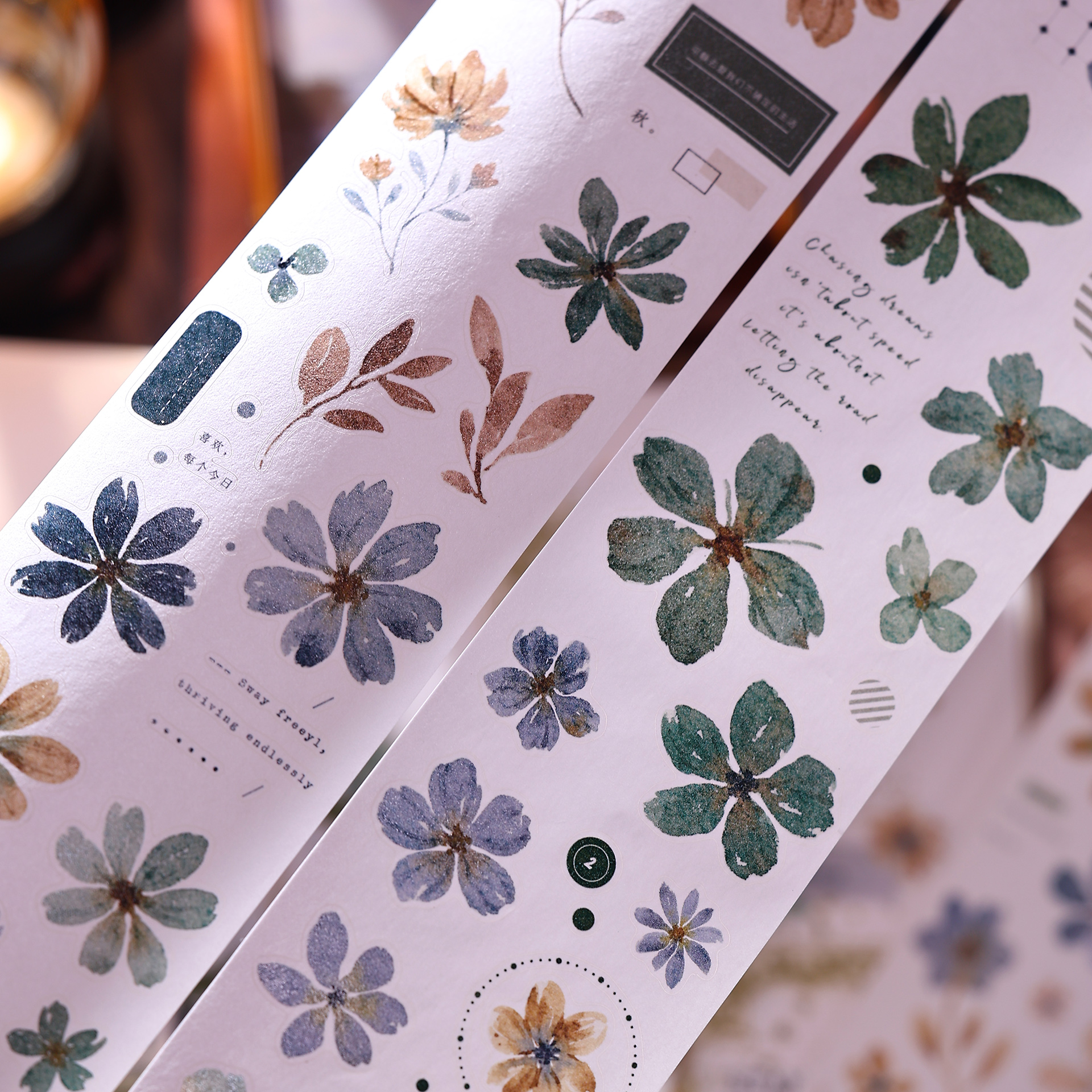 XiaoBaiJia Studio Vintage Yell – обзор и цена Floral Tape Green