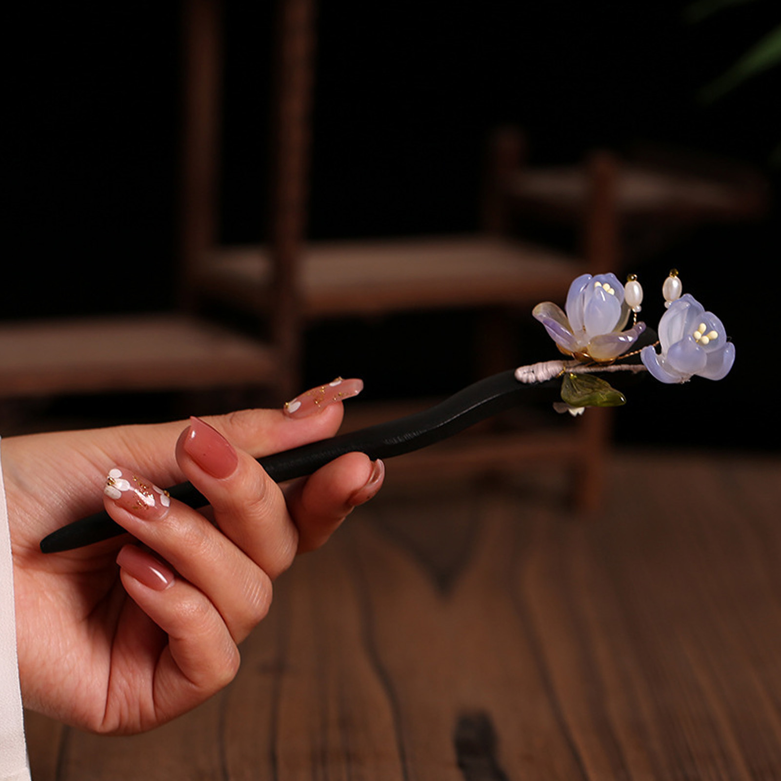 Vintage Wooden Flower Hairpin  – обзор и цена Supply Florist