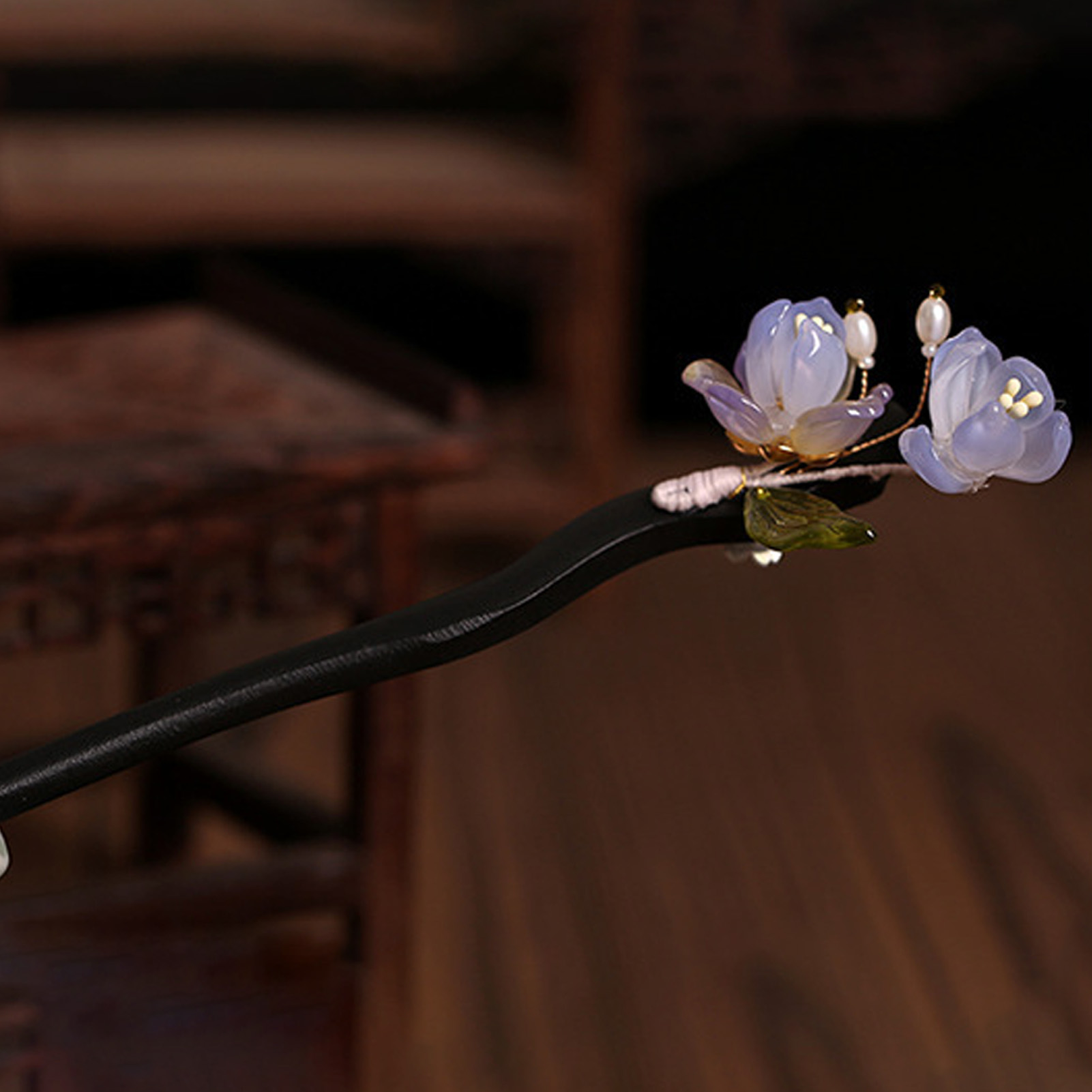 Vintage Wooden Flower Hairpin  – обзор и цена Supply Florist